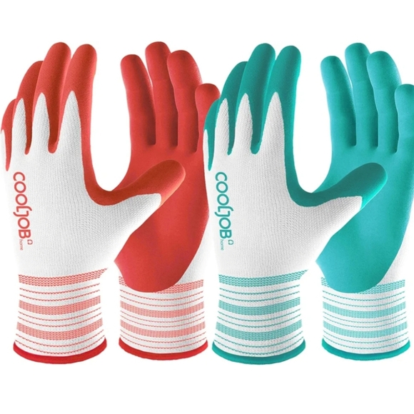 COOLJOB Accessories - COOLJOB Gardening Gloves for Women 6 Pairs Breathable Rubber Coated Gloves New